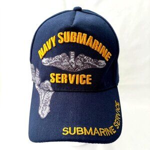 Navy Submarine Service Blue‎ Embroidered Adjustable Baseball Cap Hat